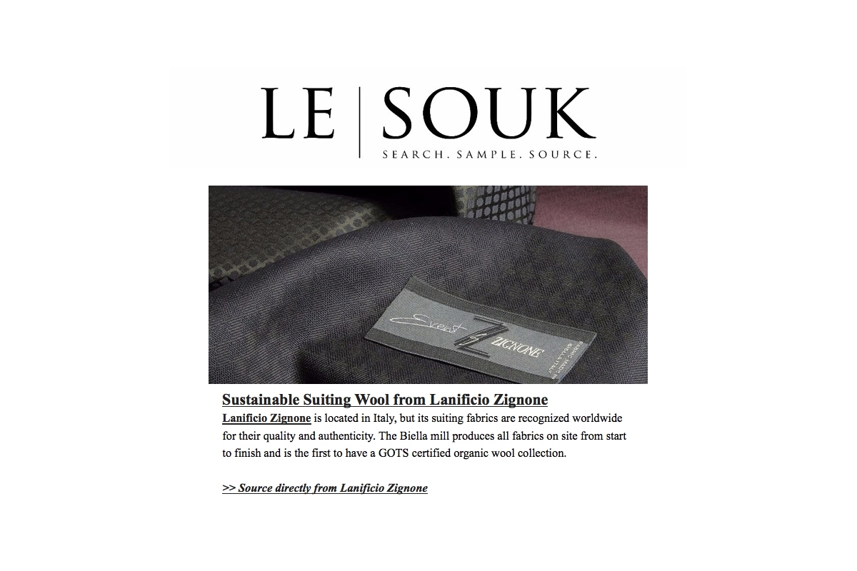 FROM THE REAL MARKET TO THE VIRTUAL MARKETPLACE WITH LE SOUK, A new generation of elegance